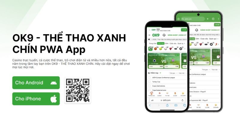 Thể Thao OK9 - Sảnh Cược Số 1 Được Yêu Thích Nhất tại OK9 2 Tải App OK9 Thể Thao Cho Điện Thoại iOS & Android Tiện Lợi